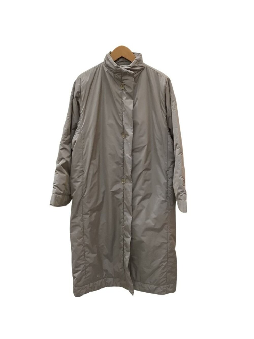 Max Mara Long Coat 42 Light Gray